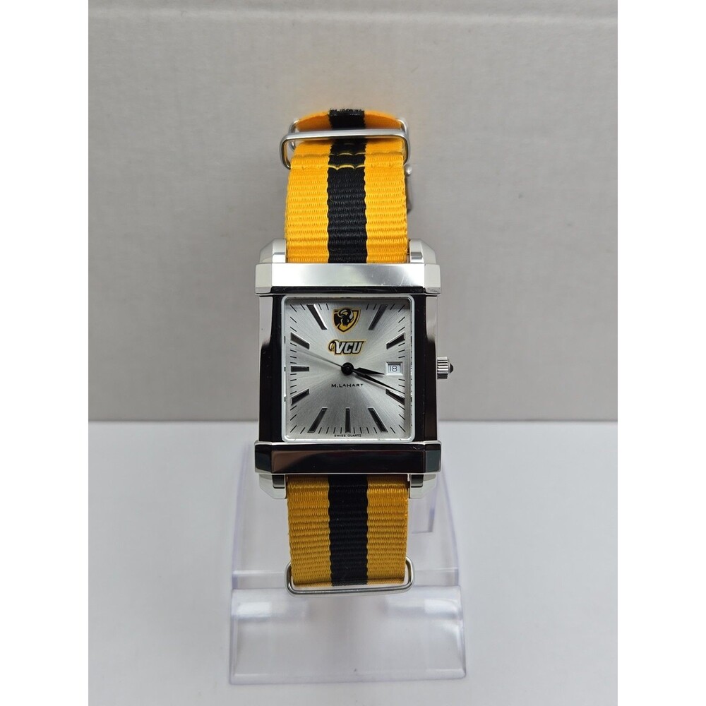 M. LaHart VCU Collegiate Virginia Commonwealth Rams Swiss Date Watch New Battery